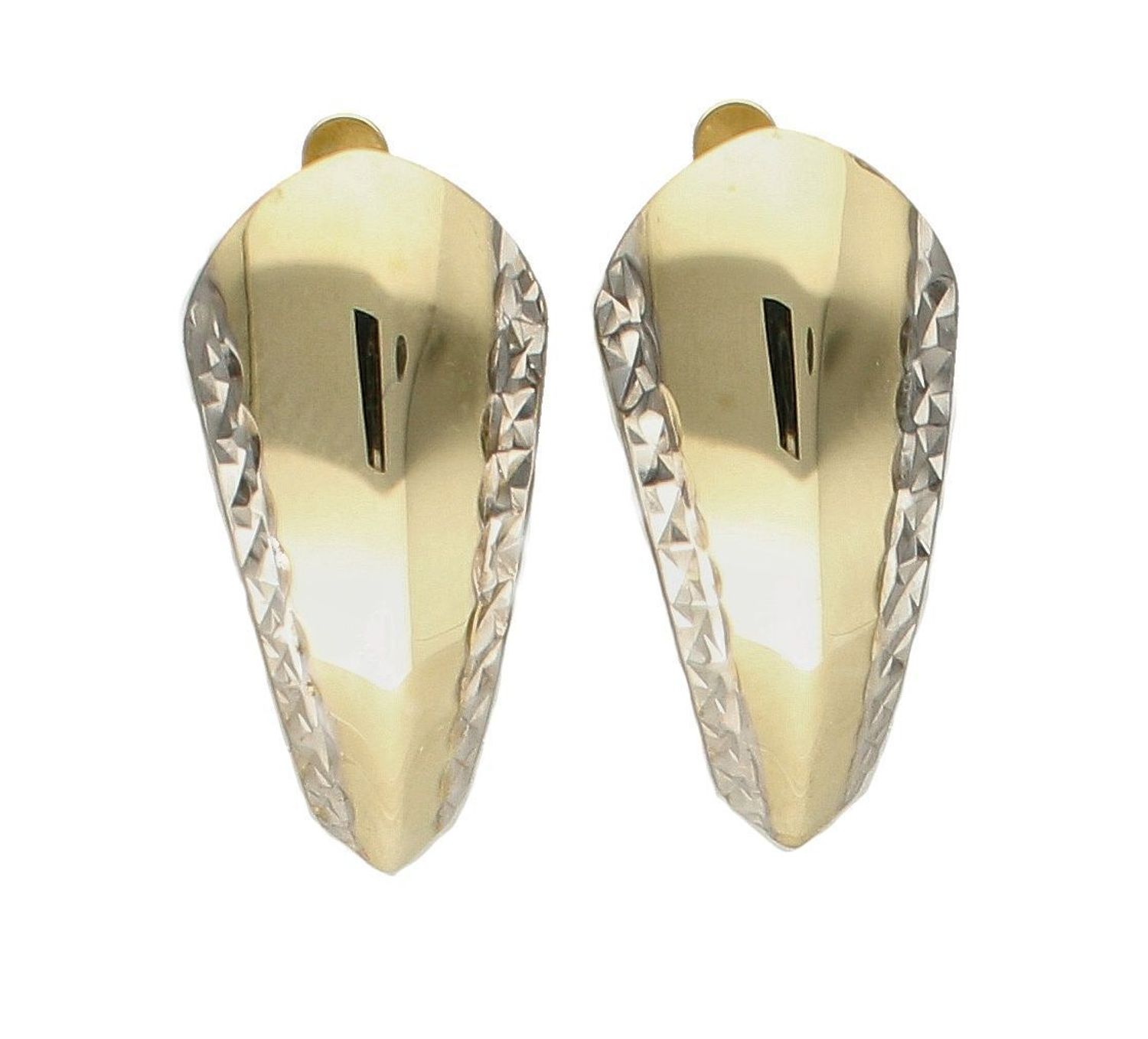 Złote koczyki z zapięciem angielskim z białym złotem próba 333 KL 2126A 333. Złote kolczyki 333 połączenie białego i żółtego złota. Szlachetny blask wyjątkowego kruszcu zamknięty w oryginalnej formie. Wyjątkowa biżuteria wykon.jpg